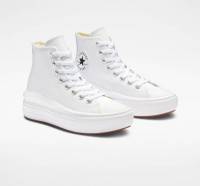 Converse Chuck Taylor All Star Move Platform Foundational Leather A04295C White