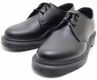 DR MARTENS 1461 MONO SMOOTH LEATHER 14345001 BLACK SMOOTH