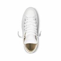 CONVERSE ALL STAR HI LEATHER 1T406 WHITE MONOCRHOME