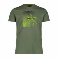 CMP Tropical cotton t-shirt 30T9367-E452 Salvia