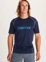 Marmot Men's Windridge with Graphic Short-Sleeve Shirt 41760-2975 Arctic Navy