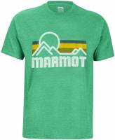 Marmot Men's Coastal Short-Sleeve T-Shirt 42430-8551 Green Heather