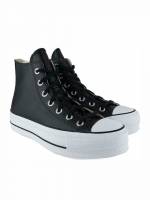 Converse Chuck Taylor 561675C Lift Leather High Top Black