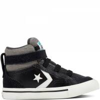 CONVERSE Star Player Pro Blaze Strap Leather and Suede 758167C Black/Storm Wind/Egret