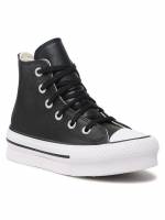Converse Chuck Taylor All Star Eva Lift Leather A01015C Black/White